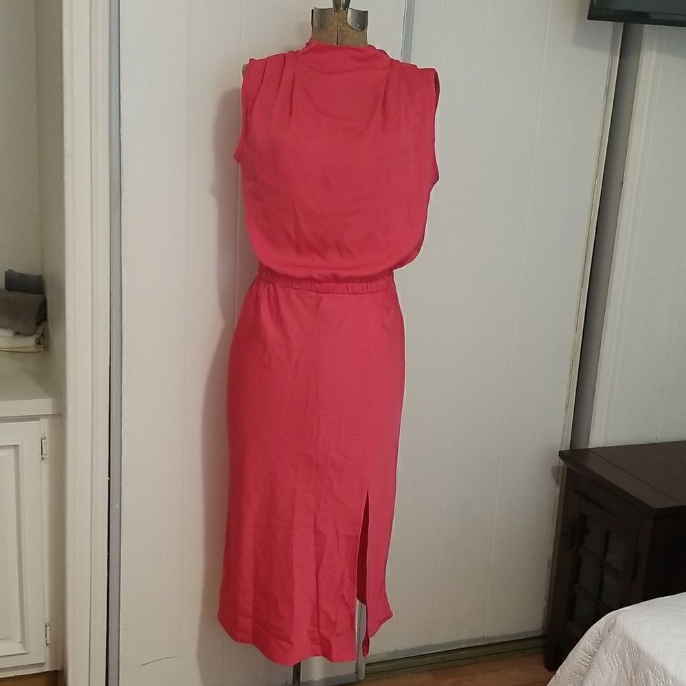 Fashon hot pink dress medium with tags